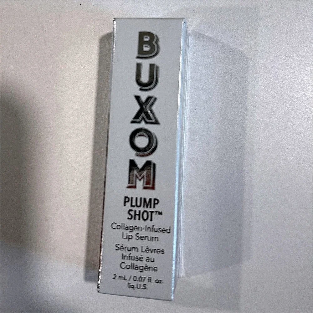 New W/ Box Buxom Plump Shot Collagen Infused Lip Serum Filler Clear 2ml 0.07oz